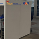 A trolley disinfection tunnel at the IGI airport.